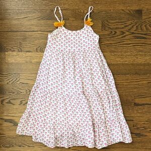 Boden Girls Floral Sundress with Tassels